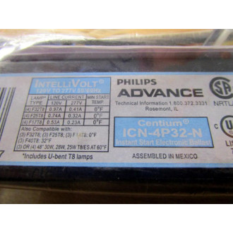 Philips Advance ICN-4P32-N Ballast ICN4P32N