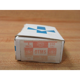 Gould Shawmut Ferraz Trionic OTM5 Time-Delay Fuse 0TM3 (Pack of 10)