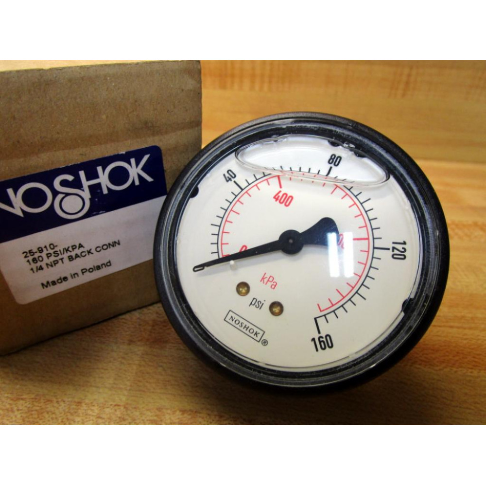 Noshok 25-910-160 PSIKPA Gauge 25910160PSIKPA Noshok 25-910-160 PSIKPA Gauge 25910160PSIKPA