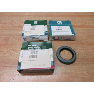 Chicago Rawhide 11518 SKF Oil Seal CR11518 (Pack of 3)