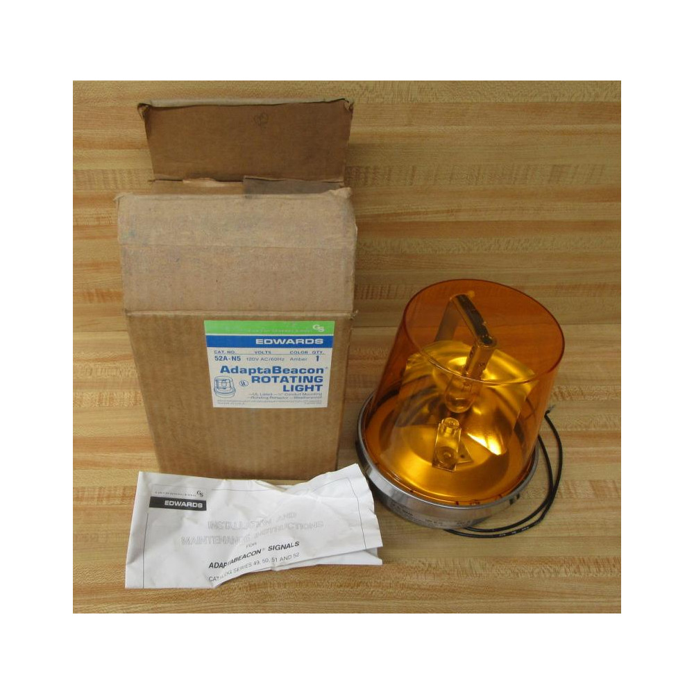Edwards Signaling 52A-N5 Beacon Light 52AN5 Edwards Signaling 52A-N5 Beacon Light 52AN5