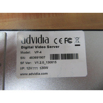 Advidia VP-4 Digital Video Server VP4 - Used