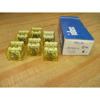 IDEC RH3B-U AC120V Relay RH3B-U-120V AC (Pack of 6)