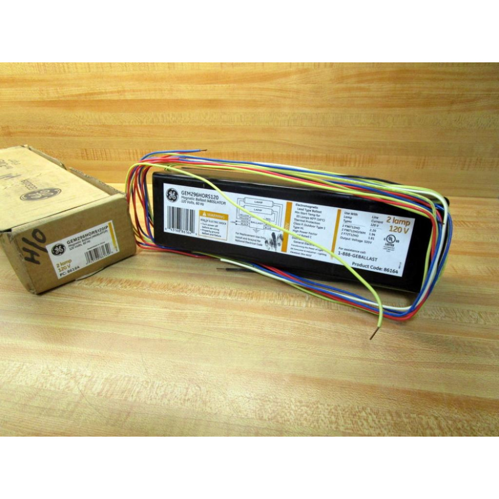 General Electric GEM296HORS120IP Magnetic Ballast GEM296HORS120 86164