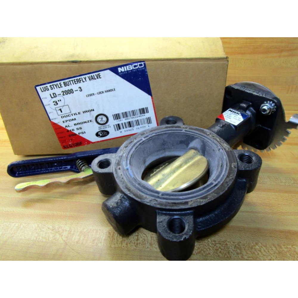Nibco LD-2000-3 Butterfly Valve LD 2000 Size:3" Nibco LD-2000-3 Butterfly Valve LD 2000 Size:3"