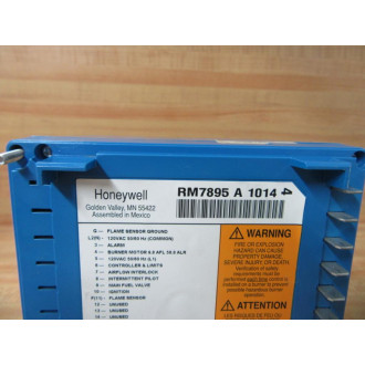Honeywell RM7895A-1014 Burner Controller RM7895A1014 WO Cover Rev D - New No Box