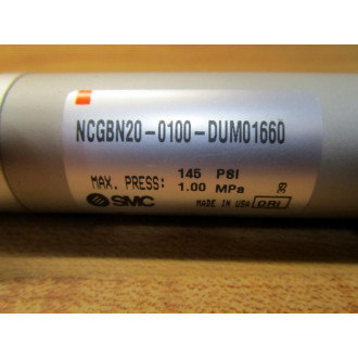 SMC NCGBN20-0100-DUM01660 Cylinder NCGBN200100DUM01660 - New No Box