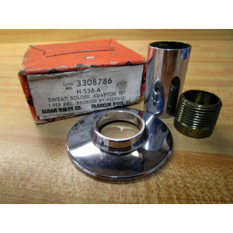 Sloan H-536-A Sweat Solder Adapter Kit 3308786 (Pack of 3)