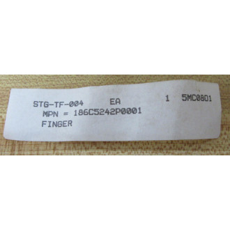 186C5242 Finger Assembly - New No Box