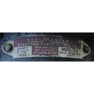 SealMaster MCF-24 Ball Bearing MCF24 - Used