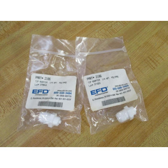 EFD 2186 14"NPT Polypro Tip Adapter (Pack of 2)