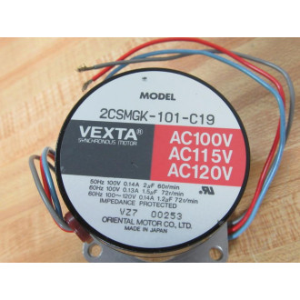 Oriental Motor 2CSMGK-101-C19 Vextra Synchronous Motor 2CSMGK101C19 - New No Box