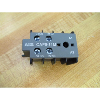 ABB CAF6-11M Aux Contact Block CAF611M - New No Box