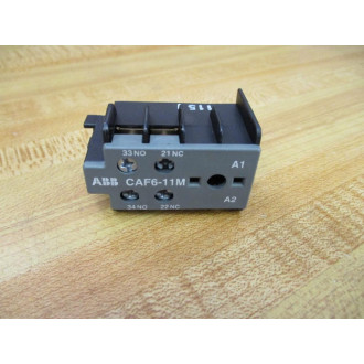 ABB CAF6-11M Aux Contact Block CAF611M - New No Box