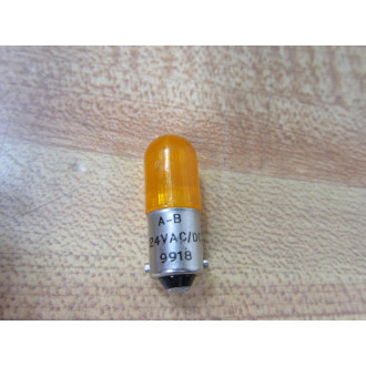 Allen Bradley 800T-N319A Amber Light Bulb 24VACDC - New No Box