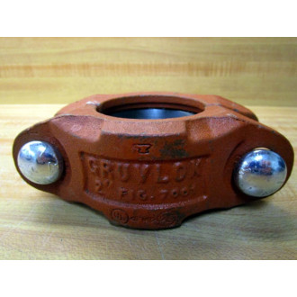 Gruvlok 2" FIG 7001 Pipe Coupling 2FIG7001 Missing Bolt - Used
