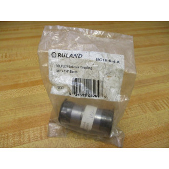 Ruland BC16-6-4-A Belflex Bellows Coupling BC1664A