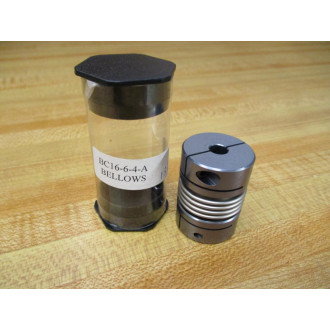 Ruland BC16-6-4-A Belflex Bellows Coupling BC1664A