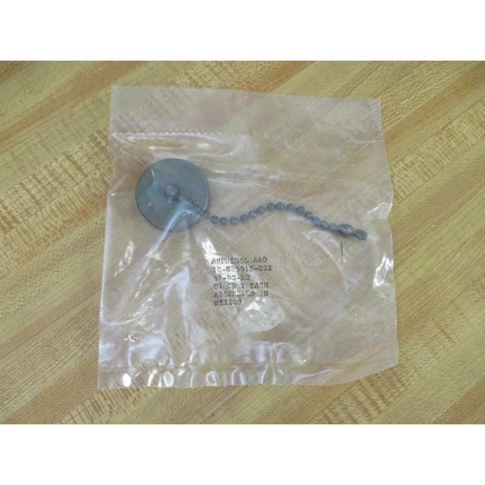 Amphenol 10-825915-022 Circular Connector Cover wBead Chain 97-60-22