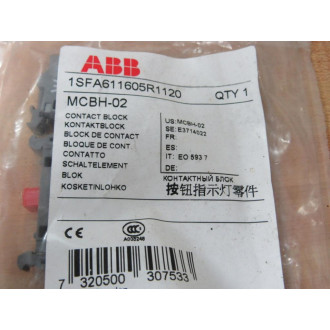 ABB MCBH-02 Contact Blocks wHolder 1SFA611605R1120