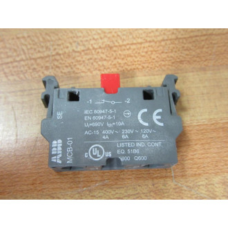 ABB MCBH-02 Contact Blocks wHolder 1SFA611605R1120