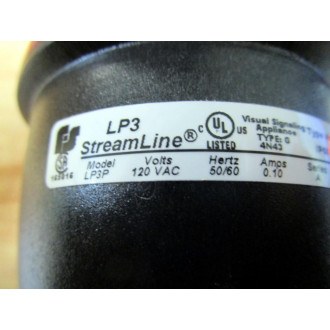 Visual Signaling LP3P StreamLine Strobe Light LP3 Red - New No Box