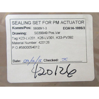 SchuF 420126 Diaphragm Kit PM3