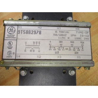 General Electric 9T58B2978 GE Industrial Control Transformer - Used