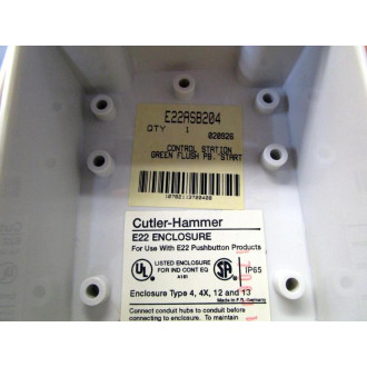 Cutler Hammer E22ASB204 Control Station