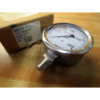Wika 9833493 Gauge 233.53 2.5"