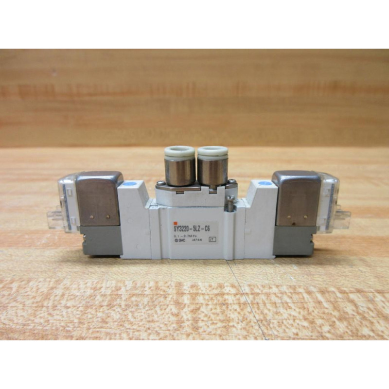 SMC SY3220-5LZ-C6 Solenoid Valve SY32205LZC6 - Used