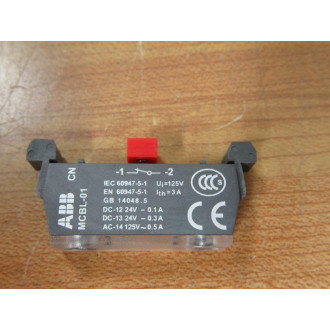 ABB MCBL-01 Block MCBL01 1SFA611612R1001 - New No Box
