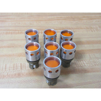Allen Bradley 800EM-LG5 Button 800EMPG5 Amber (Pack of 7) - Used