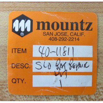 Mountz 40-11811 Repair Kit 4011811
