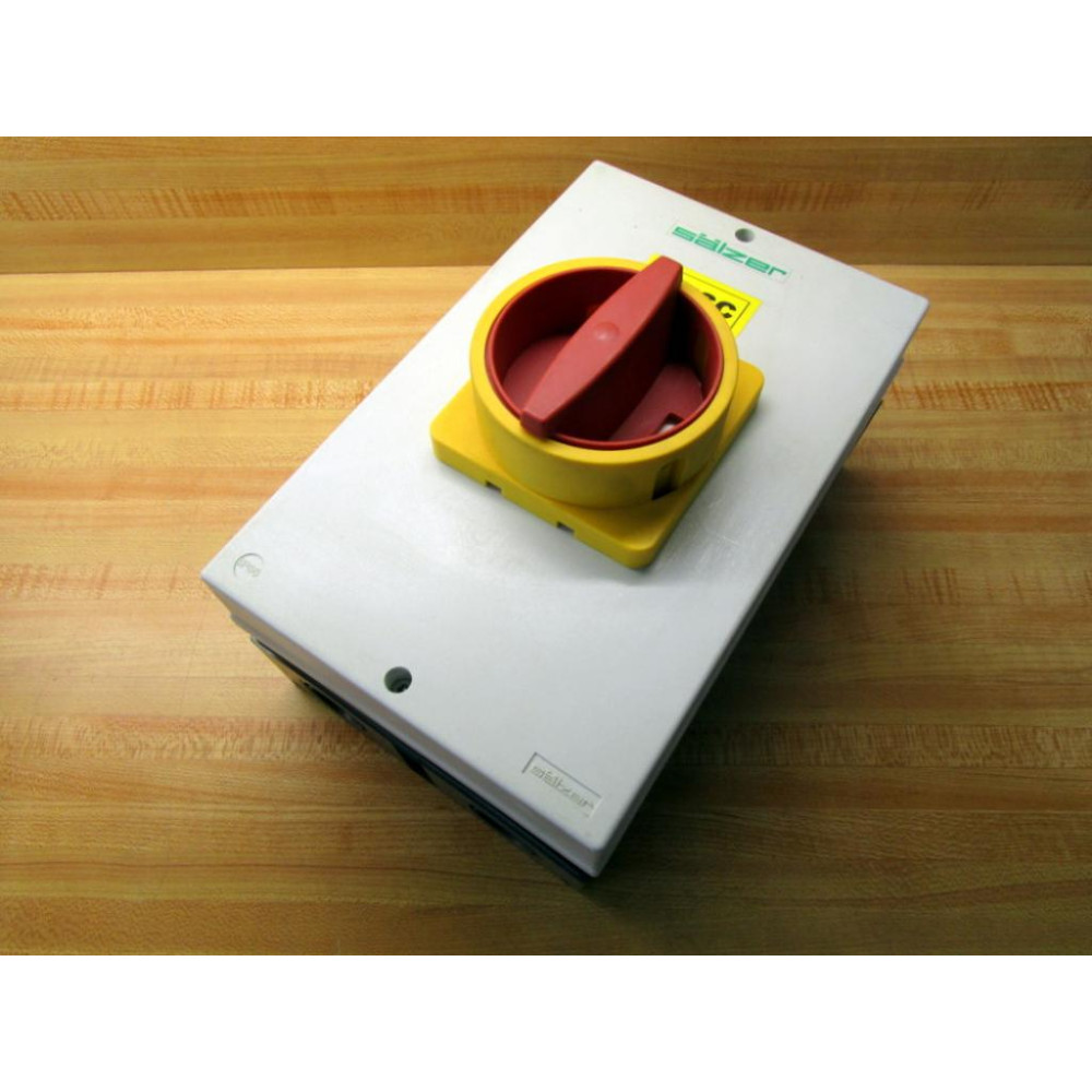 Salzer H408 Disconnect Switch WEnclosure H408-41300-177N4 - Used Salzer H408 Disconnect Switch WEnclosure H408-41300-177N4 - Used
