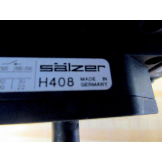 Salzer H408 Disconnect Switch WEnclosure H408-41300-177N4 - Used