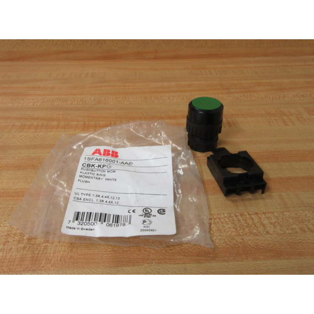 ABB CBK-KPG Pushbutton 1SFA616001-AAB