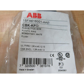 ABB CBK-KPG Pushbutton 1SFA616001-AAB