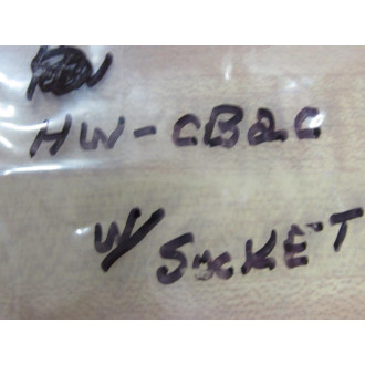IDEC HW-CB2C Block Mounting Adapter HWCB2C WSocket (Pack of 4) - New No Box