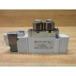 SMC SY5120-5LZE-C6 Solenoid Valve SY51205LZEC6 - Used