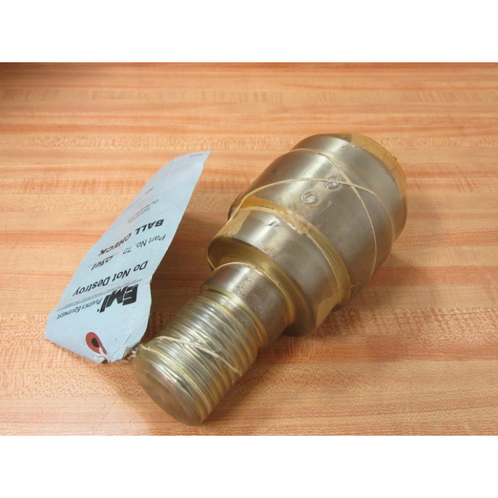 EMI 72 0341 Ball Check Valve 0341 - New No Box