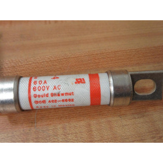 Gould Shawmut Ferraz A60X50-4 Mersen Amp-Trap Fuse A60X50 Old Stock - New No Box