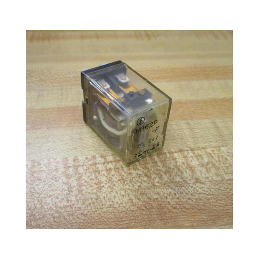 Fuji Electric HH62P-F Fujitsu Miniature Power Relay HH62P-F-DC24V - Used