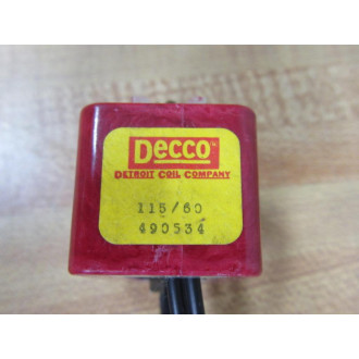 Decco 490534 Solenoid Coil 11560 - New No Box