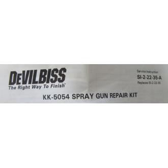 DeVilbiss KK-5054 Spray Gun Repair Kit KK5054