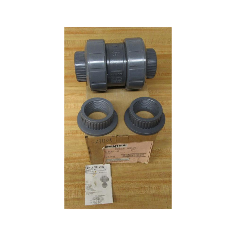 Nibco Chemtrol U45BC-V Check Valve U45BCV 2"