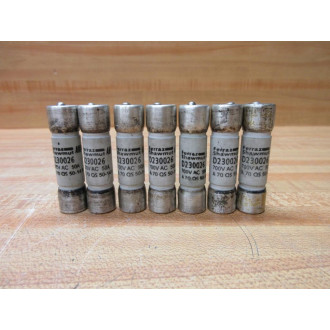 Gould Shawmut Ferraz D230026 Mersen Amp-Trap Fuse (Pack of 7) - Used