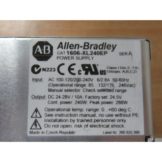 Allen Bradley 1606-XL240EP Power Supply 1606XL240EP - New No Box