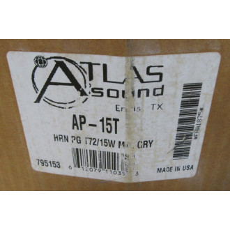 Atlas Sound AP-15T PA Horn AP15T