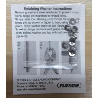 Flexco RS62SJ24600NCS Belt Fastener RS62SJ24600NCS (Pack of 4)